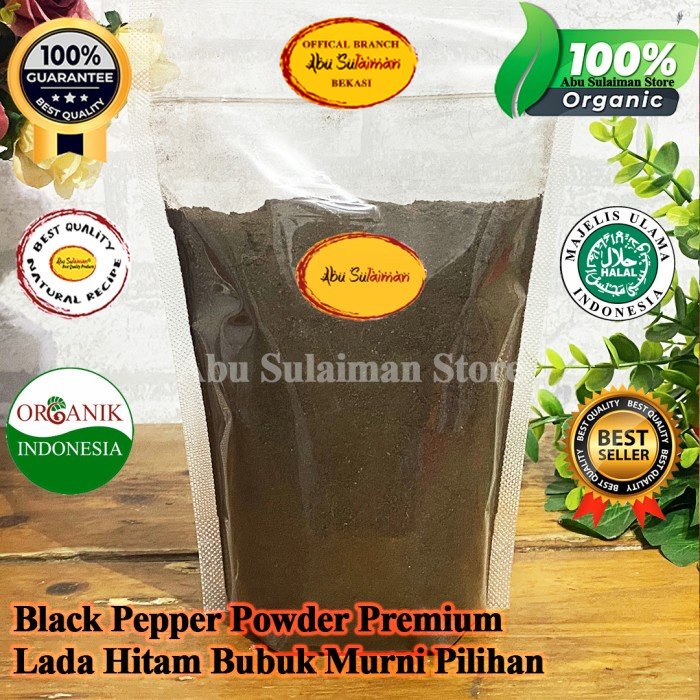 

Lada Hitam Bubuk Murni 500 gram / Pure Black Pepper Powder 500 gr
