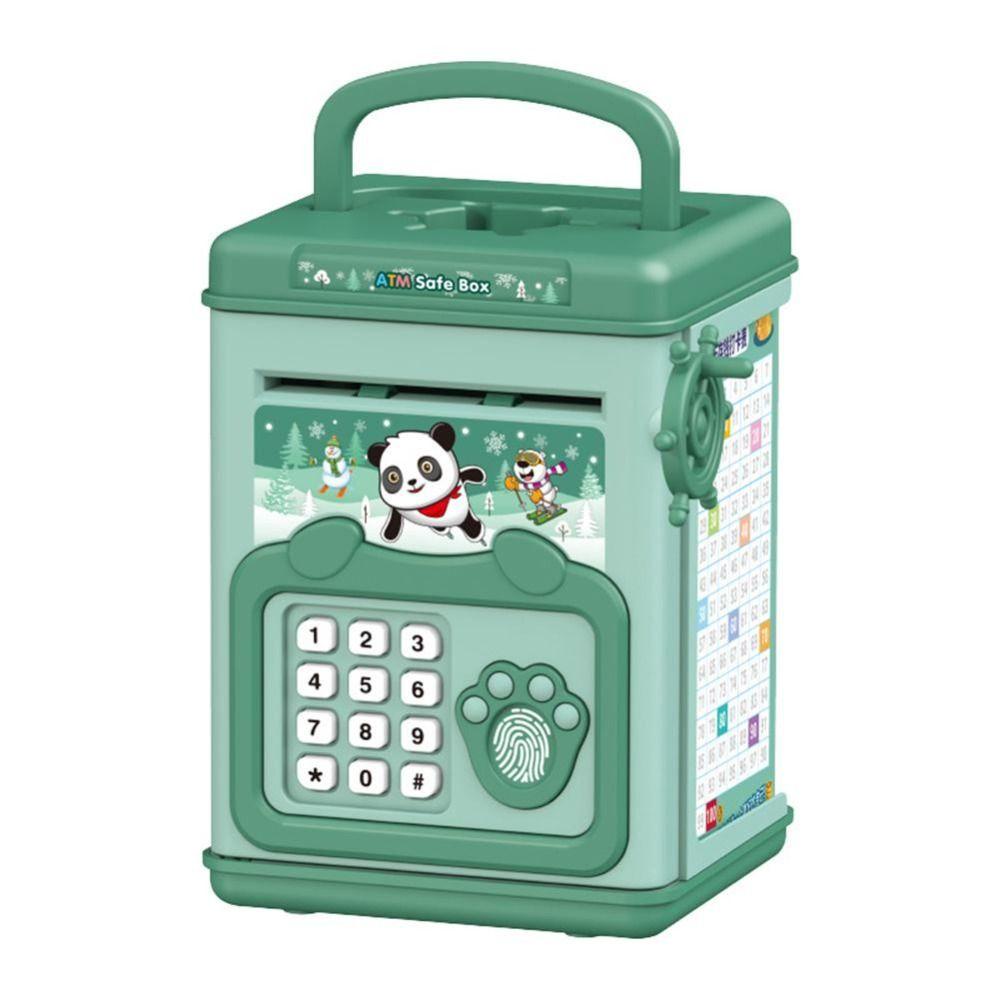Mxbeauty Kotak Uang Anak Setoran Bank Uang Gulung Tangan|Kotak Penyimpanan Koin Storage Box Koin Uang Tunai Digital Mini Cash Safe Box