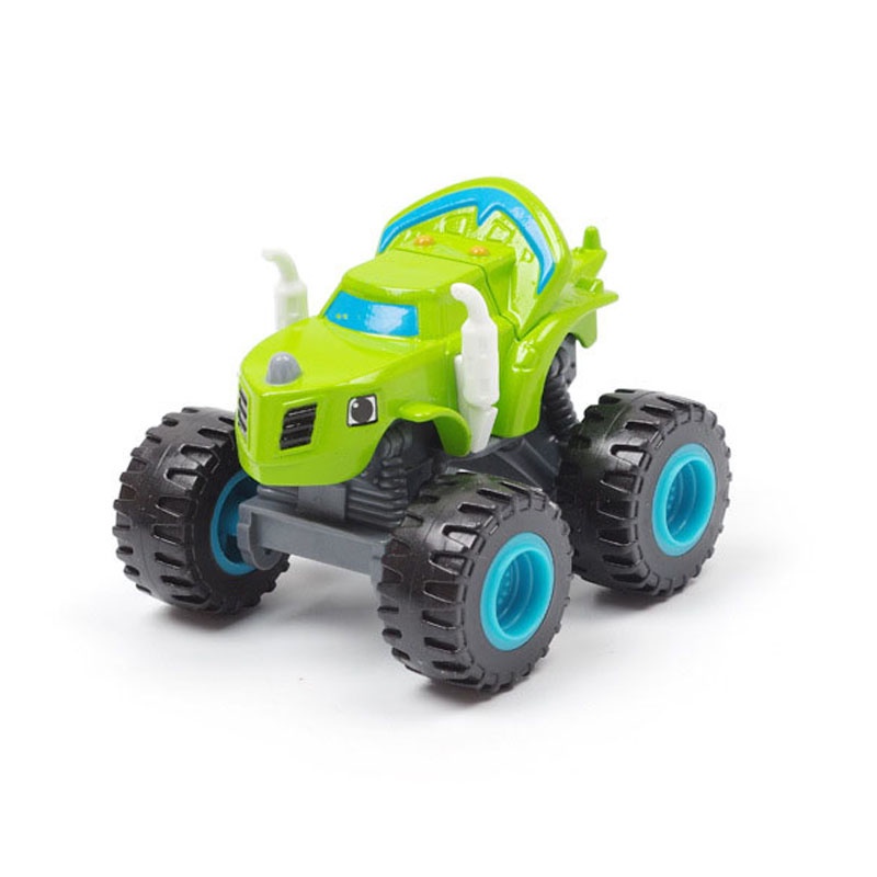 6pcs/set Blaze Mesin Mobil Mainan Rusia Miracle Crusher Truck Vehicles Figure Blazed The Monster Toy Untuk Hadiah Anak