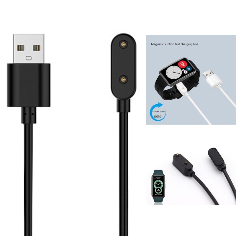 Zzz Kabel Cable Cord Pengisian Cepat USB Universal Magnetik Untuk Band7 6 Cocok Jam Tangan