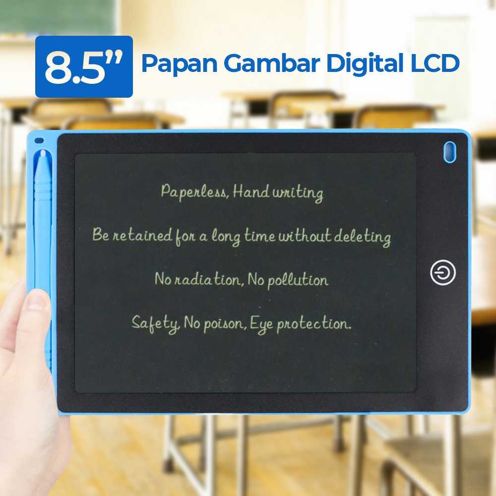 Roblue Papan Gambar Digital LCD Drawing Tablet Colorful 8.5 Inch - RO85 ( Mughnii )