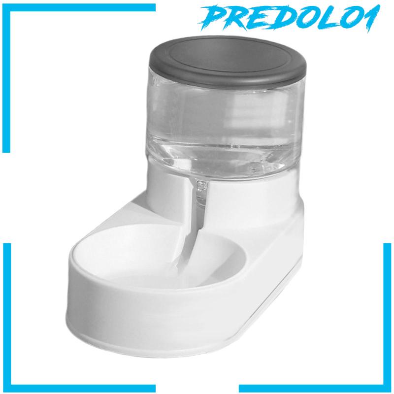 [Predolo1] Tempat Makan Hewan Peliharaan Otomatis Waterer Kucing Anjing Piring Minum Air Mancur Nonslip Base