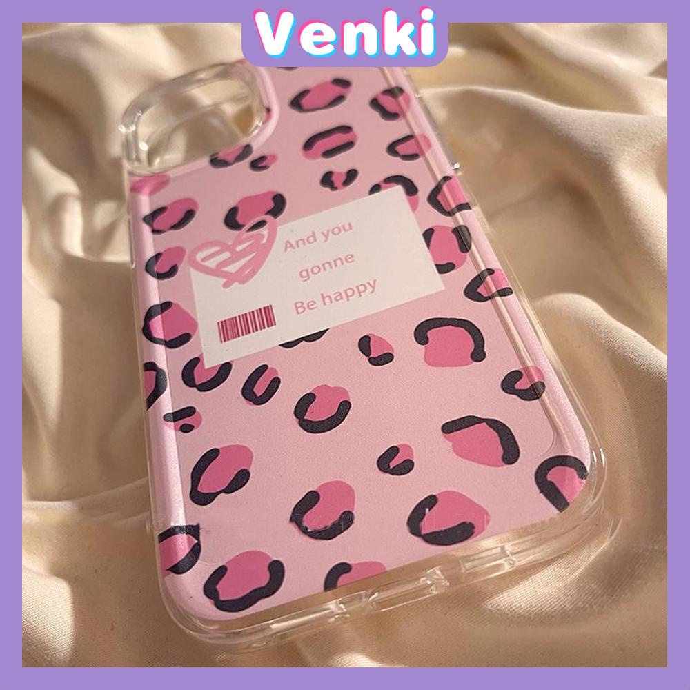 Case for iPhone 11 Soft TPU Clear Space Case Cute Pink Leopard Print Plating Buttons Camera Protection ShockProof for iPhone 14 13 12 12 Plus 6 8 Plus XR XS