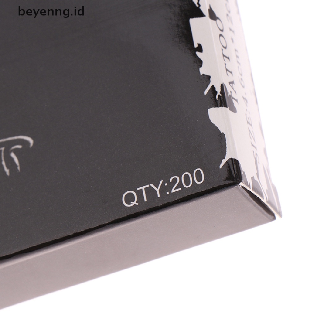 Beyen 200pcs Tattoo Clip Plastic Cord Sleeves Supply Disposable Covers Bags Machine ID