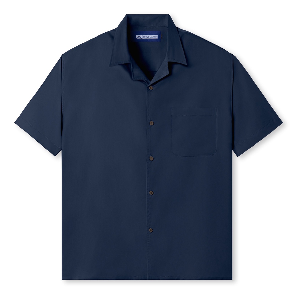 Jual Kemeja Tenue De Attire The Prep Shirt Navy Shopee Indonesia