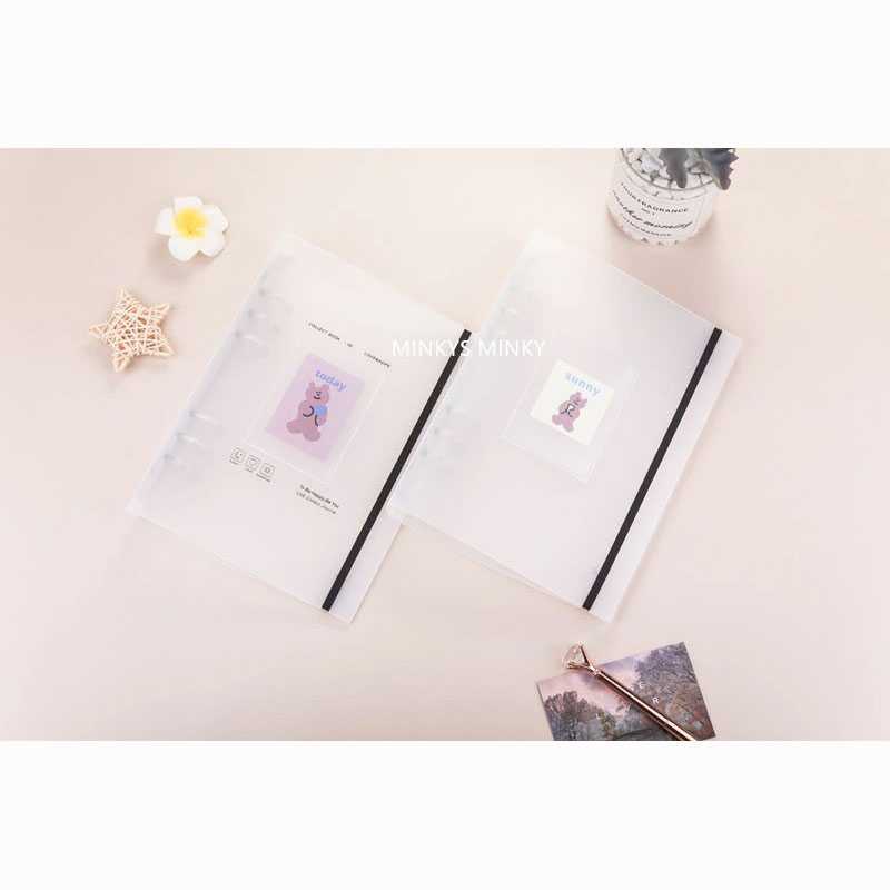 (BISA COD) FTIHSHP MINKYS Binder A5 Photocards Collect Book Postcard Holder - 2021