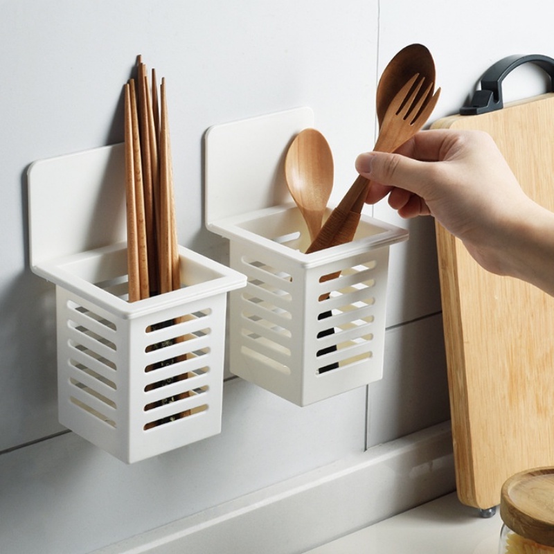 Kotak Penyimpanan Perhiasan Dinding Removable Kamar Mandi Tempat Rak Peralatan Makan Drain Storage Basket Kosmetik Perlengkapan Mandi Tempat Benda Bantalan Kuat Organizer Rak