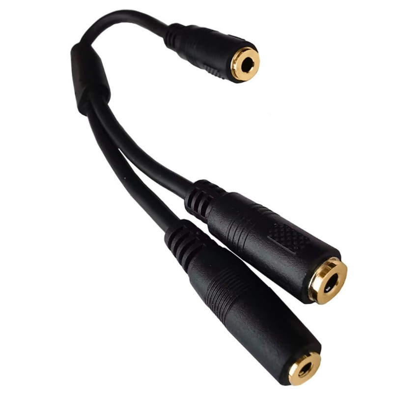 Zzz 3.5mm Female to 3.5mm Female Extension Cable 3Pole 2.5mm Female to 3.5mm Female Adapter Cable Extender Jack Stereo