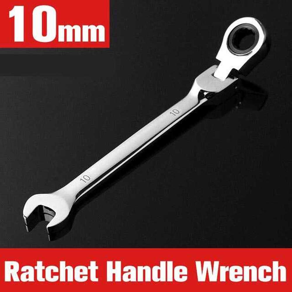 (BISA COD) FTIHSHP OLOEY Kunci Pas Dual Head Combination Ratchet Wrench Flexible Head - CL6-24