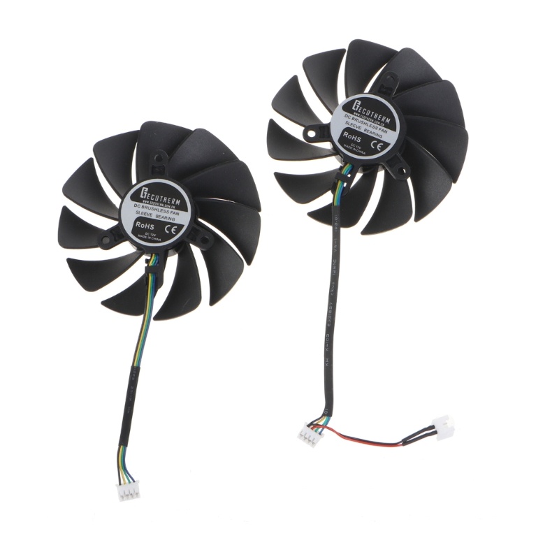 Zzz 89mm Fans Untuk Rtx3060 3070 RTX3080 RTX3090 GAMING Kartu Grafis Pendingin 4Pin