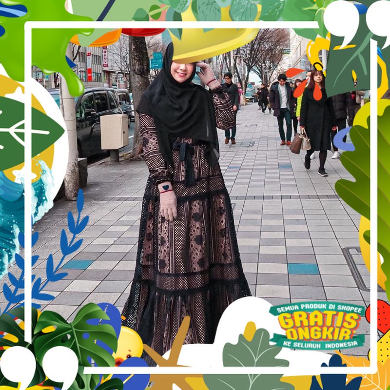 ALEXANDRIA DRESS BY COVER ME ID / GAMIS PESTA BUSUI PREMIUM TERLARIS/ solat sholat ied idul adha