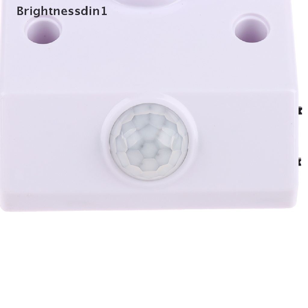 [Brightnessdin1] Lamp holder nut socket Dengan Saklar sensor Gerak PIR bulb socket AC 90V-250V Butik