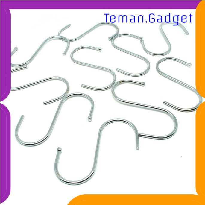 TG - KTK Hanger Gantungan Serbaguna Stainless Steel 10 PCS - M127105