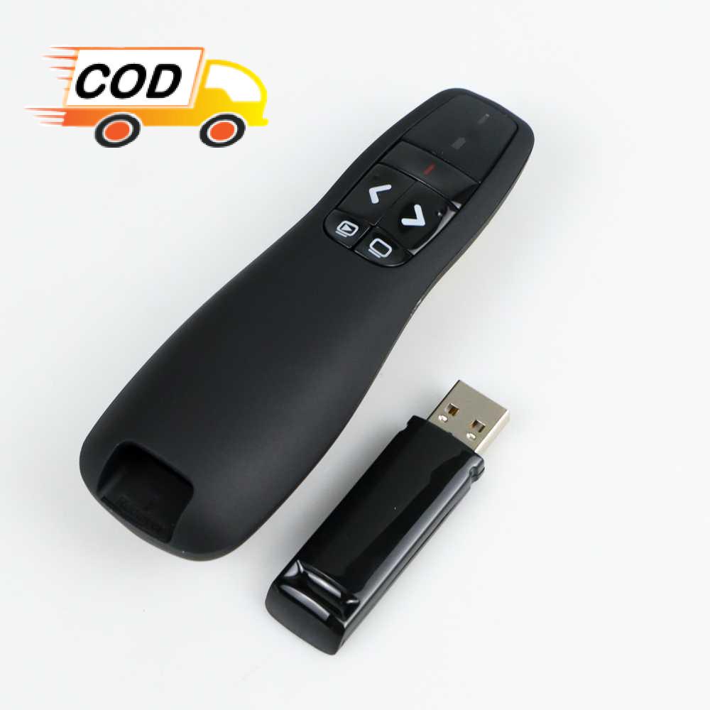 {ZENIA) Remote Presentasi Wireless Presenter Laser Pointer Warna Merah