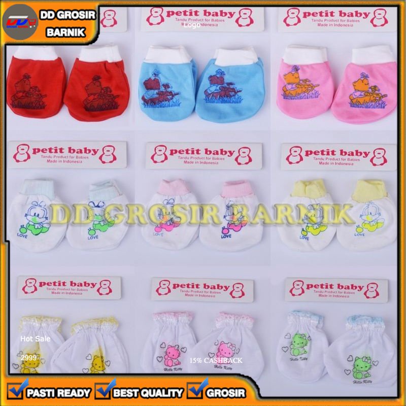 [DGB] SARUNG TANGAN KAKI BAYI BABY HAND MITTER AND SHOCKS NEW BORN PERLENGKAPAN BARU LAHIR