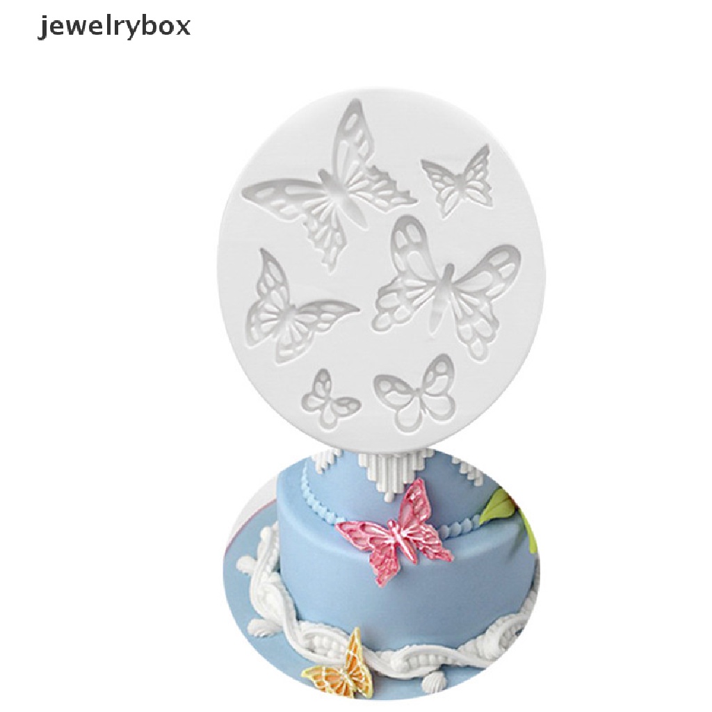 [jewelrybox] Sugarcraft butterfly Cetakan Silikon fondant mold Alat Dekor Kue Cetakan Coklat Butik