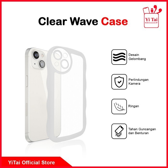 YITAI - YC31 Case Wave Clear Realme C31 C33 Realme C35 Narzo 50A Prime