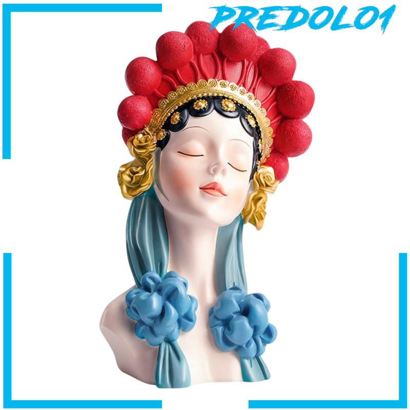 [Predolo1] Chinese Traditional Girls Figurine Folk Art Craft for Cabinet Decor