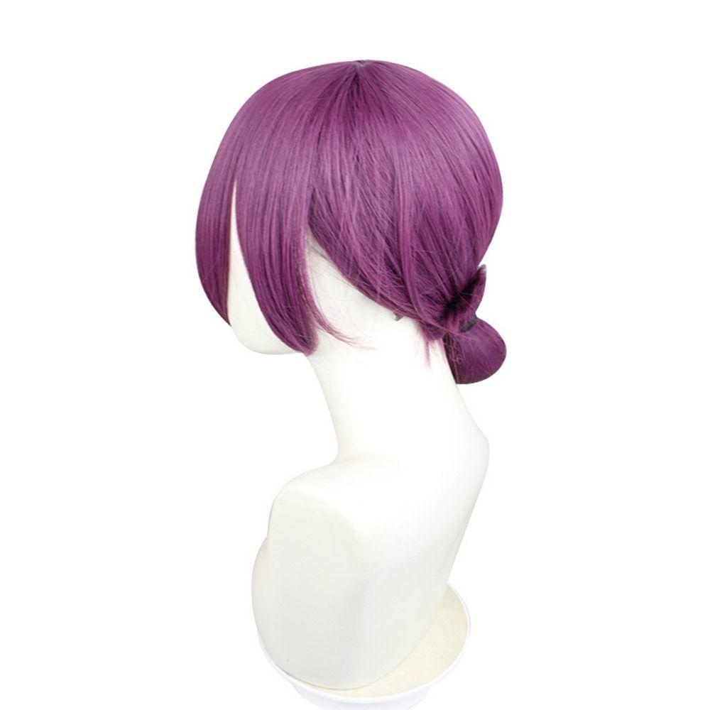 R-FLOWER Wig Rambut New Devil Purple Lesser Chainsaw Man