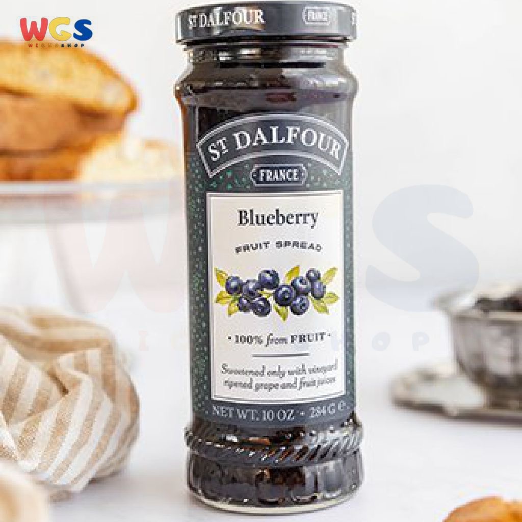 Selai St. Dalfour Wild Blueberry Fruit Spread 284 gr