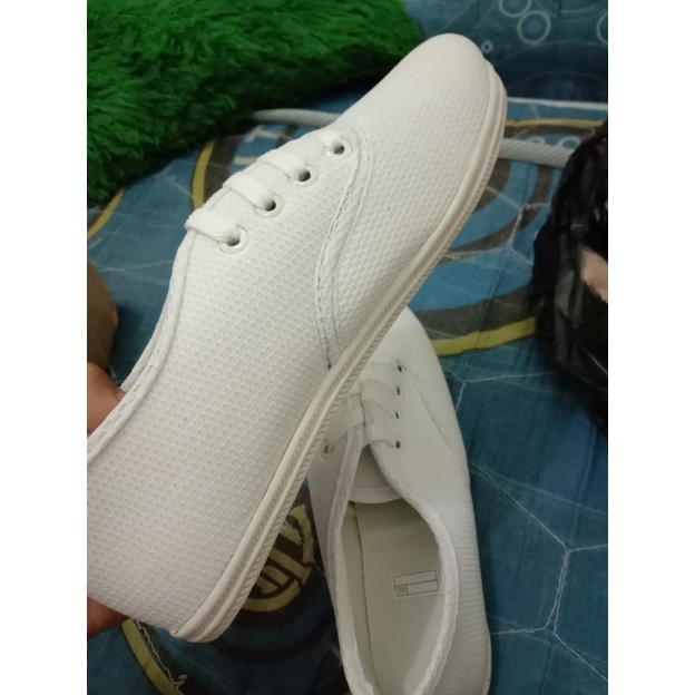 Sepatu Slip On Sneakers Wanita Putih Korea Tali Casual S08 Keren FSH206 Cladiva