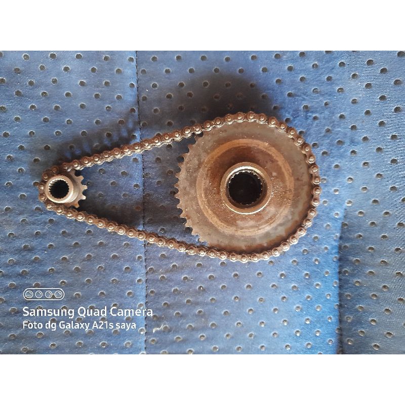 Gigi gear pengantar dinamo double stater honda astrea grand prima supra supra suprafit new revo