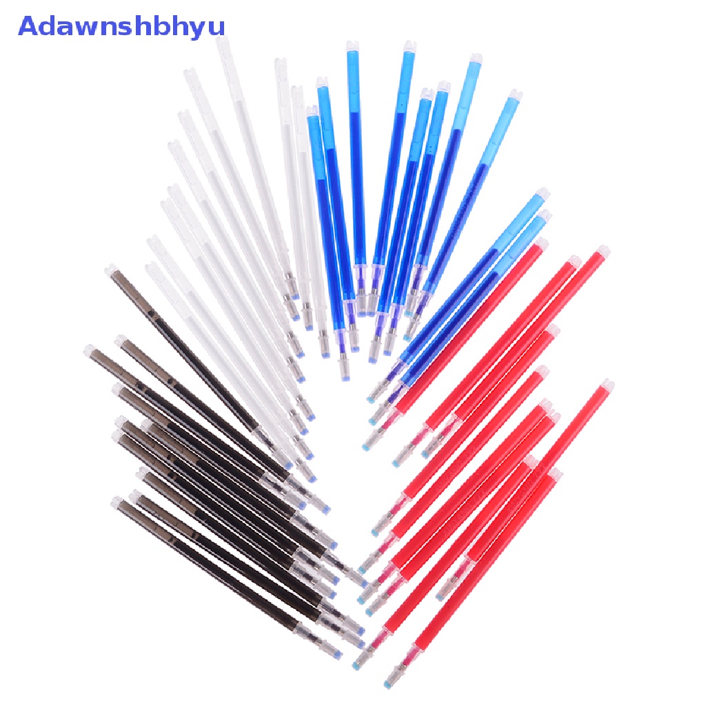 Adhyu 10pcs refill pen Penanda dash Pakaian Kulit Penghilang Suhu Tinggi  Id