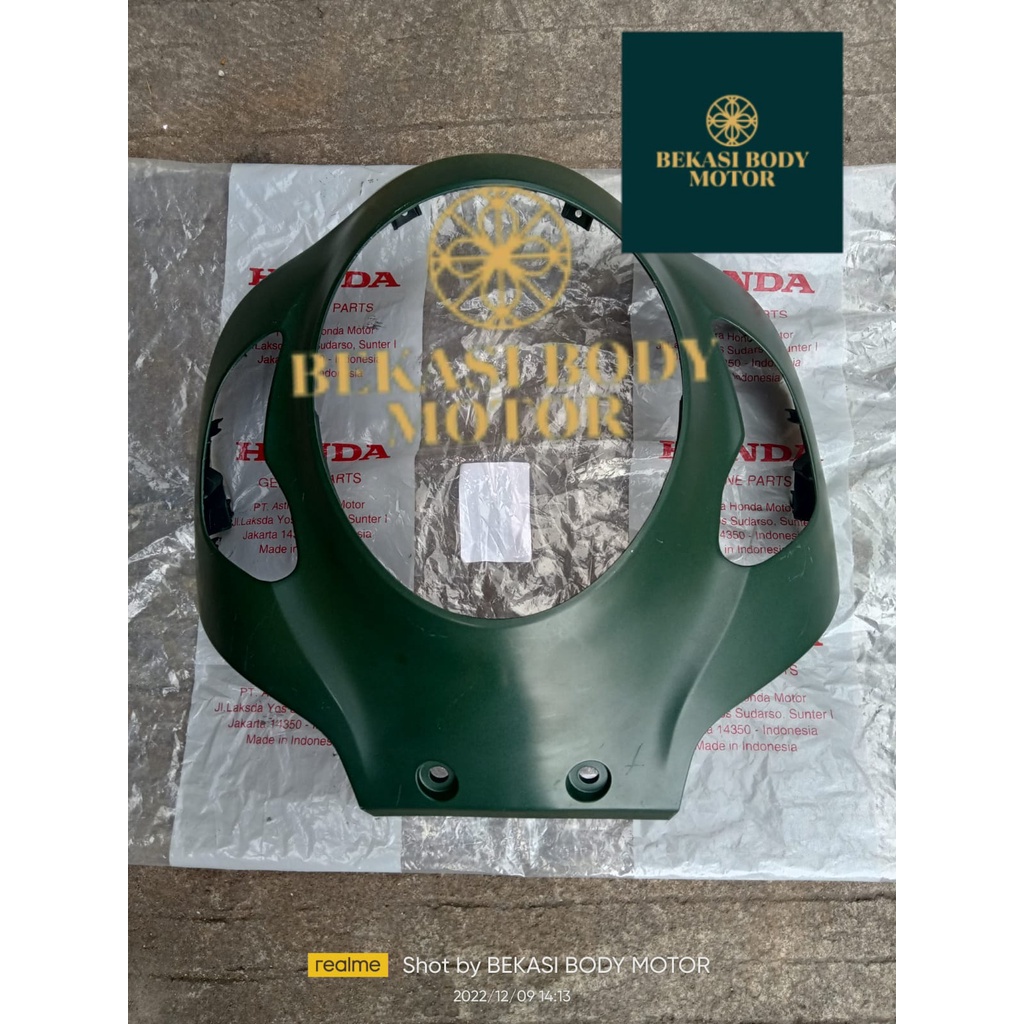 Cover body tameng lampu depan scoopy new k2f prestige hijau (2021 - 2022 ) ORIGINAL HONDA