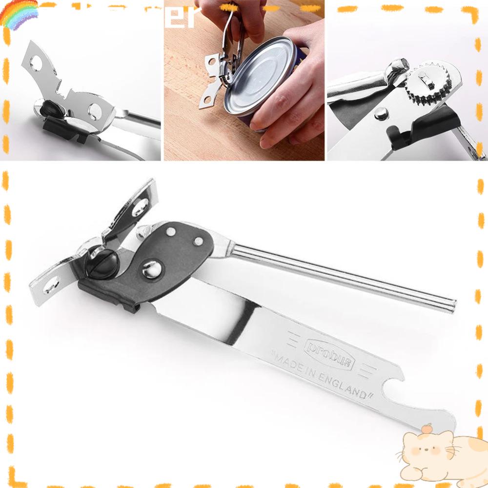 Solighter Pembuka Kaleng Multifungsi Professional Stainless Steel Heavy Duty Manual Can Opener