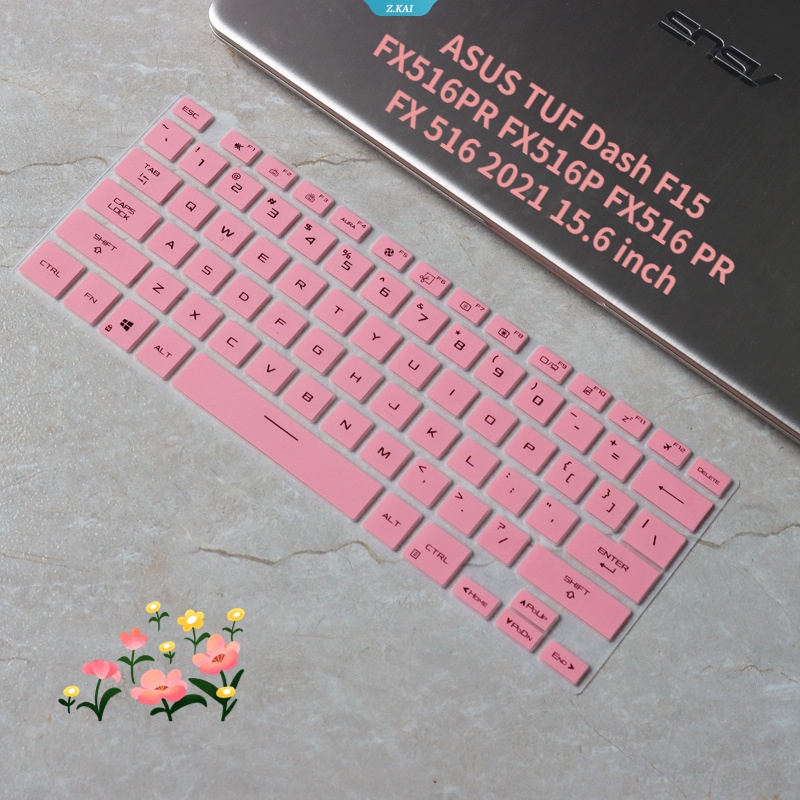 Cover Keyboard Bahan Silikon Inggris Tersedia Untuk Asus Select Air 15.6 InchF15 FX516PR FX516P FX516PR FX516 2021 Film Pelindung Cakupan Penuh Anti Air [ZK]