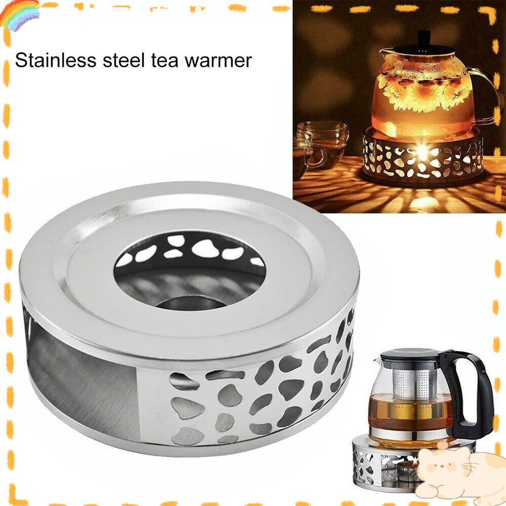 Solighter Tea Warmer Stainless Steel Candle Heater Teaware Tempat Alas Pemanas