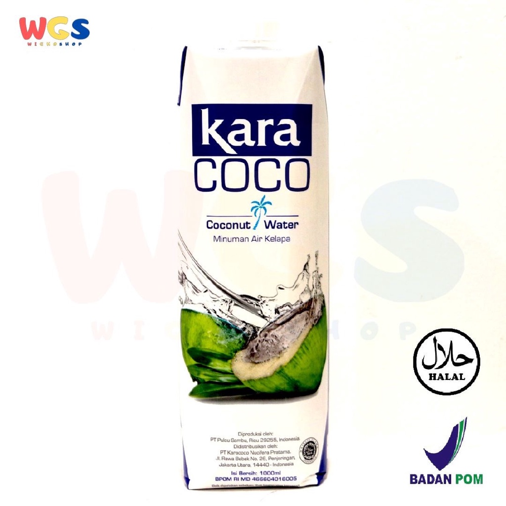 Kara Coco 100% Coconut Water 1000ml - Minuman Air Kelapa