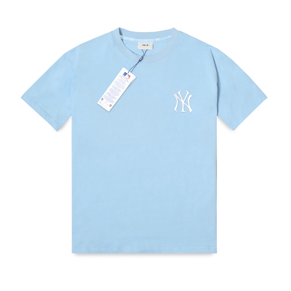 M7B NY Yankees Monogram Mega Logo T-Shirt Light Blue