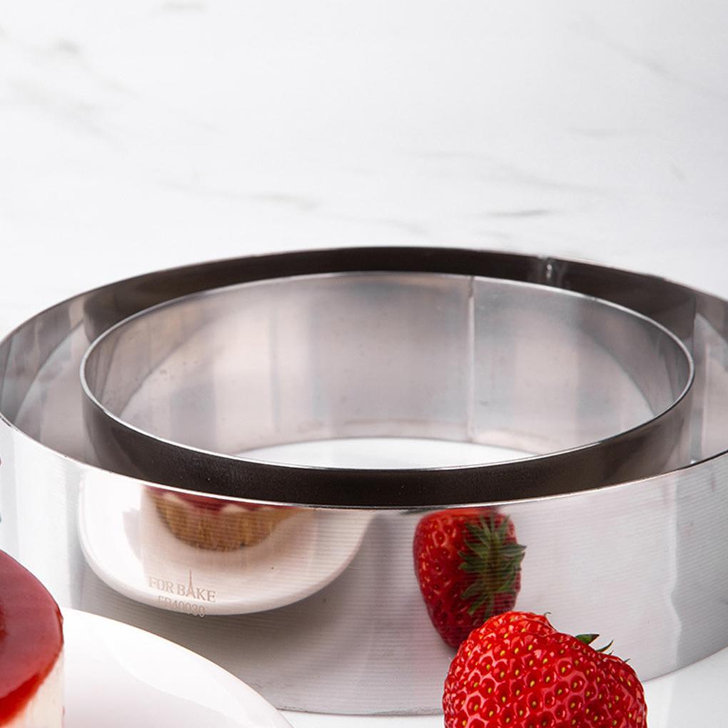 Mousse Cetakan Kue Dessert Berbentuk Bulat Dekorasi Cetakan Sugarcraft Pastry Mold Fondant Sugar Hias DIY Alat