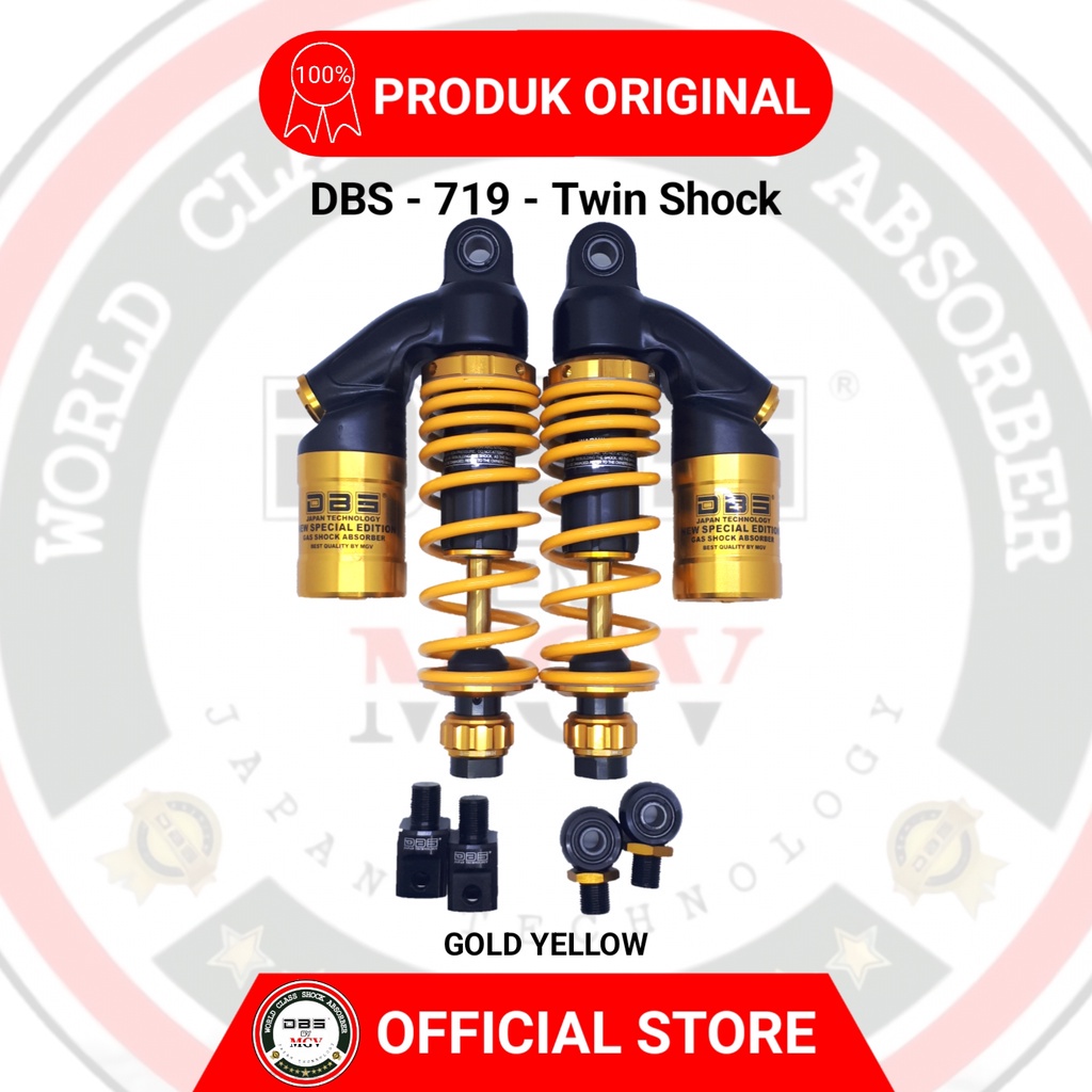 [ BISA COD ] Shock Tabung DBS 719 VON SERIES YAMAHA AEROX 155 NOUVO Z