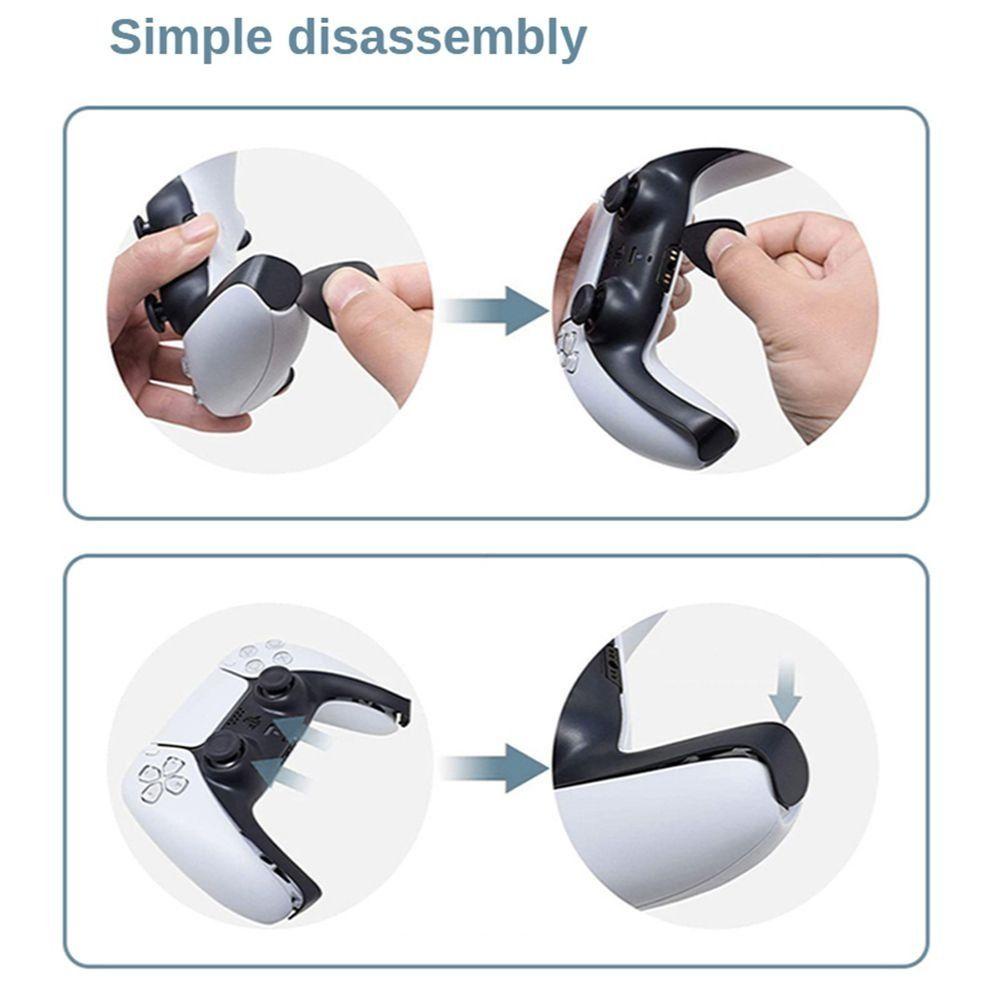 Agustina Gamepads Strip Hias Pengganti Housing Shell Controller Shell Cover Controller Joystick Game Controller Case Dekorasi Cover Untuk PS5 Gamepad Cover