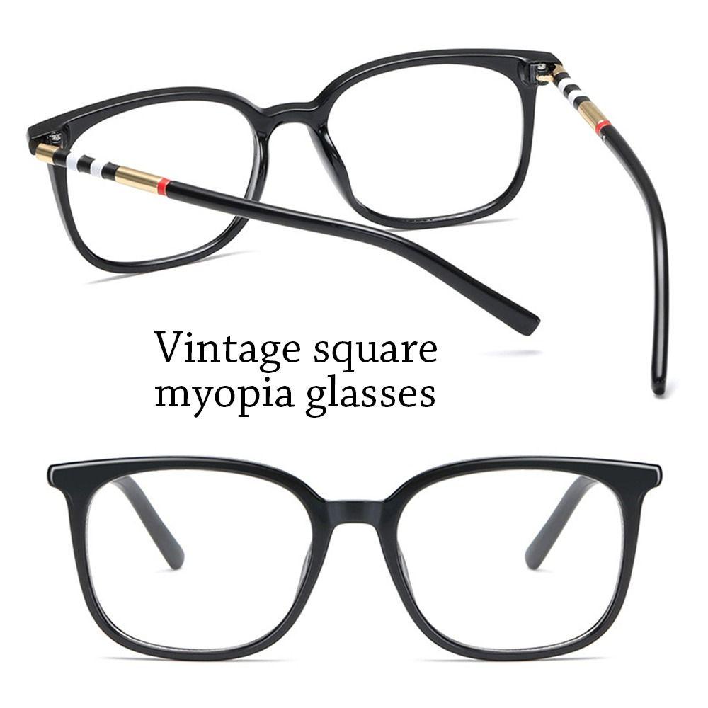 Lily Kacamata Bulat Wanita Pria Portable Oversized Vintage Optical Glasses