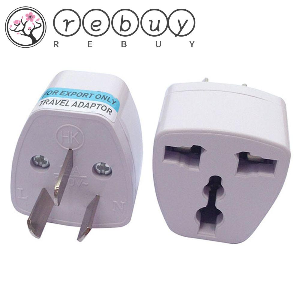 Rebuy 1pc Adapter Konverter Plug Listrik 10a / 250v / 800w Uk / Us / Eu Universal Ke Au / Australia Ac Power 3 Pin Untuk Travel