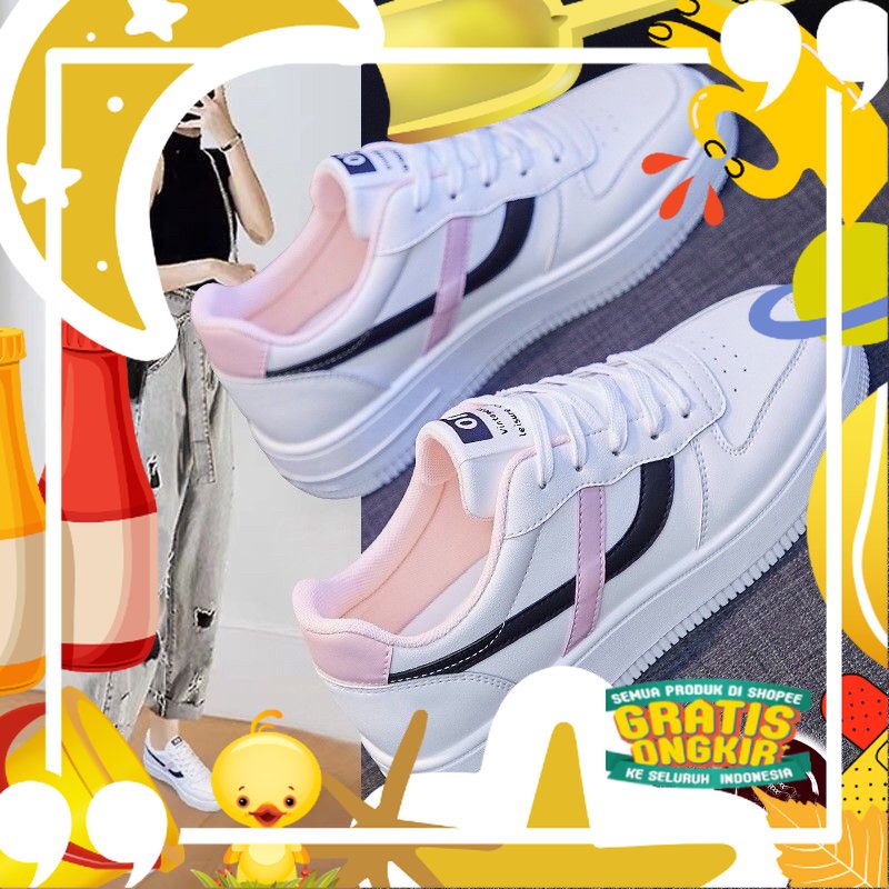 sepatu wanita sepatu sneakers wanita sepatu olahraga wanita sepatu cewek sepatu korean style sepatu 