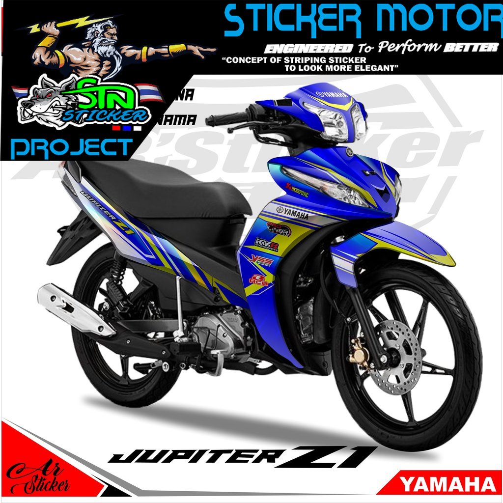Decal Yamaha JUPITER Z1 Full Body - Stiker Dekal Hologram Pelangi, Chrome JUPITER Z1 Full Body D5-04