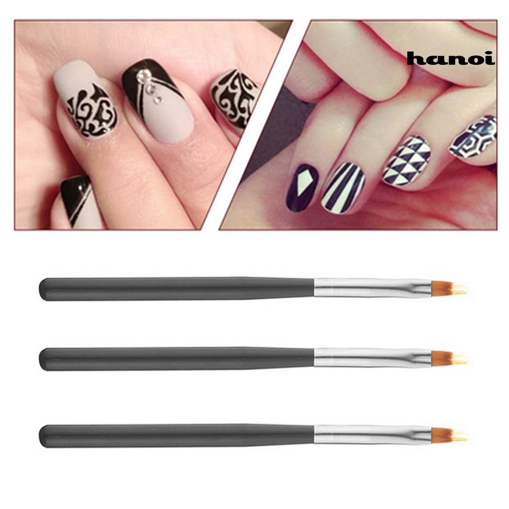 Hi * Fashion Kuas Desain Nail Art DIY Untuk Dotting Menggambar Lukisan