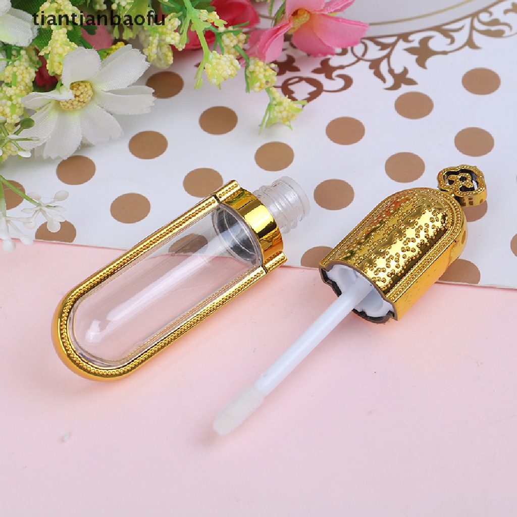 [tiantianbaofu] Pretty lip gloss tube lip balm bottle container refillable empty lip gloss tube Boutique