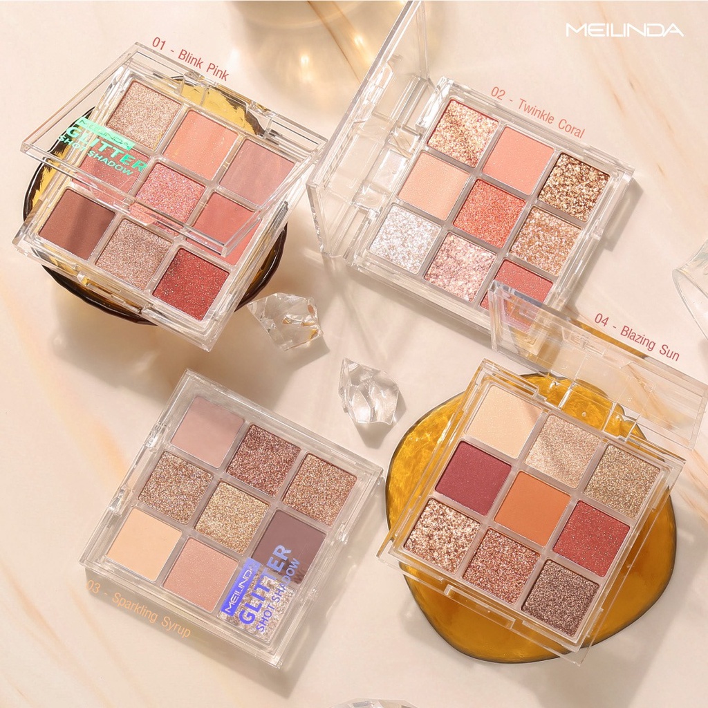 [TERMURAH] MEILINDA Glitter Shot Shadow MC3108 | Eyeshadow Glitter | Browit.id