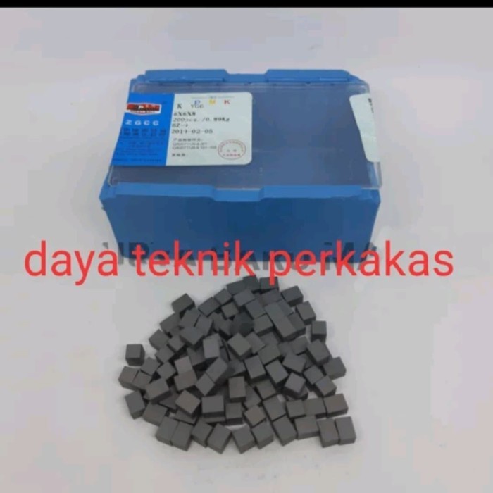 WIDIA 6 X 6 X 8 mata pahat Widia cemented carbide tip yg-6 6x6x8 1kg ........