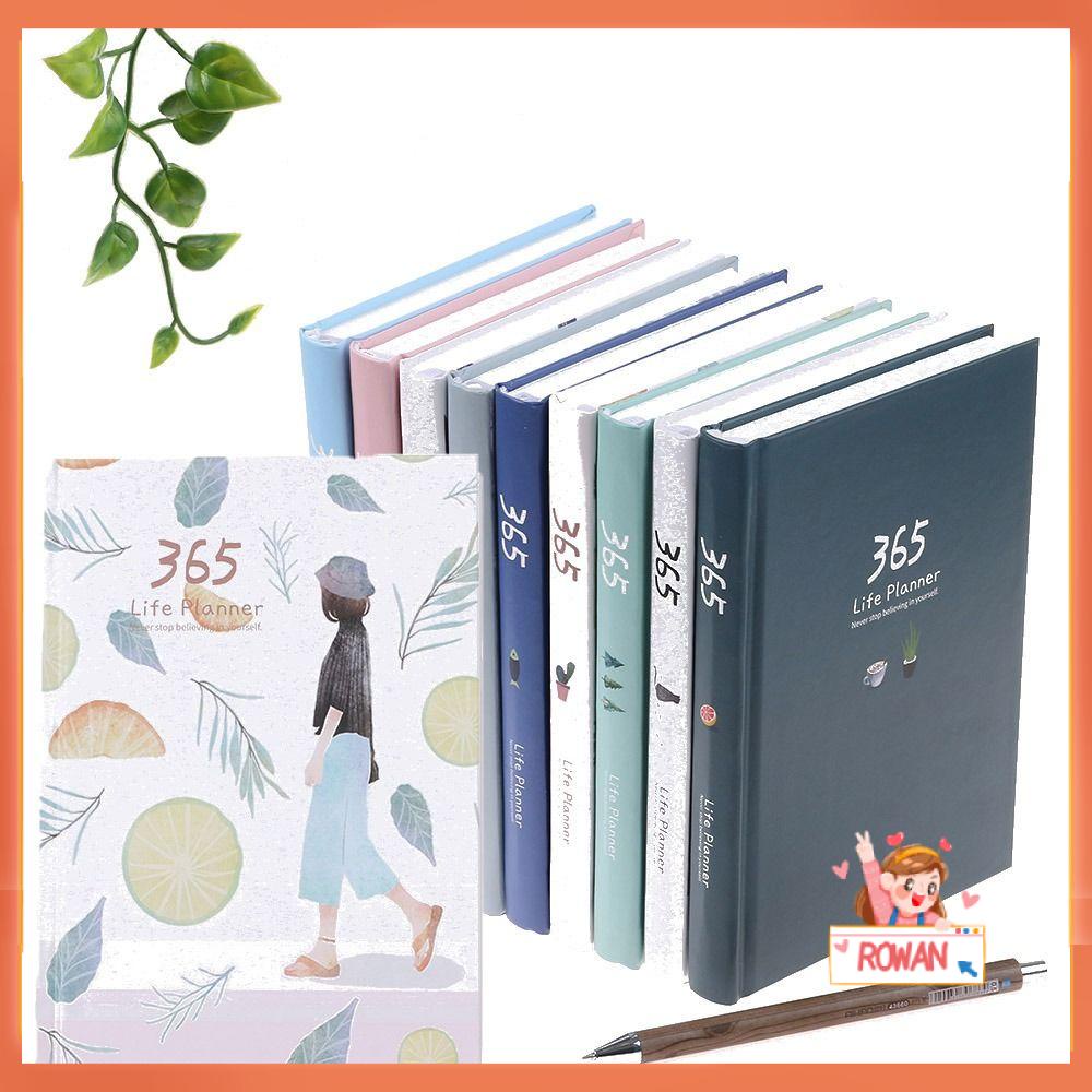 R-flower Weekly Notebook Stationery Pirate Journal Diary Kosong Notepad