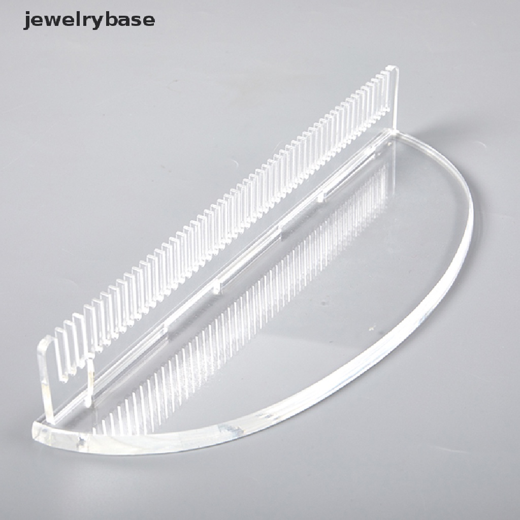 [jewelrybase] 1pc Stand Display Holder Akrilik Transparan Untuk Gantung Ekstensi Rambut Butik