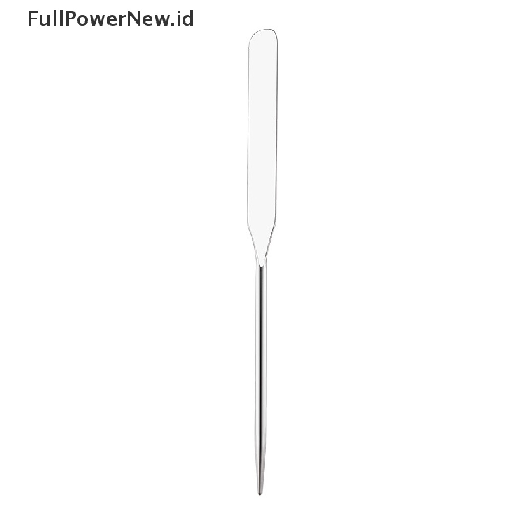 Power Stainless Steel Makeup Toner Spatula Mixing Stick Foundation Alat Pengaduk Krim ID