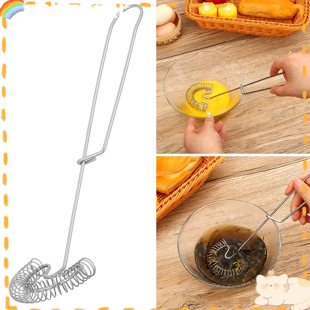 Solighter Pengaduk Kopi Alat Masak Kreatif Milk Frother Foamer Mini Whisk