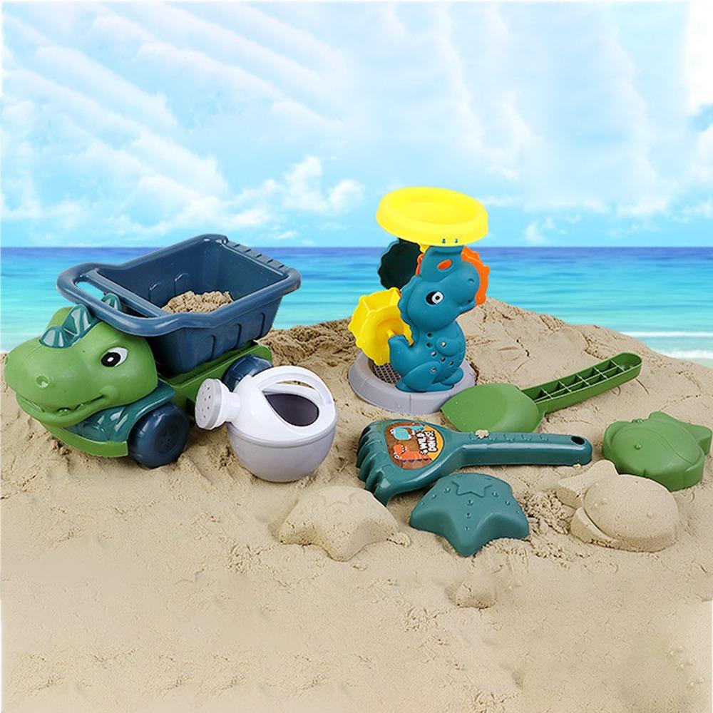 Lanfy Summer Seaside Beach Toy Sand Beach Game Renang Mainan Mandi Mainan Bermain Pantai Beach Bucket Toys Bucket Beach Toy Set Baby Beach Game Mainan Pantai Dinosaurus