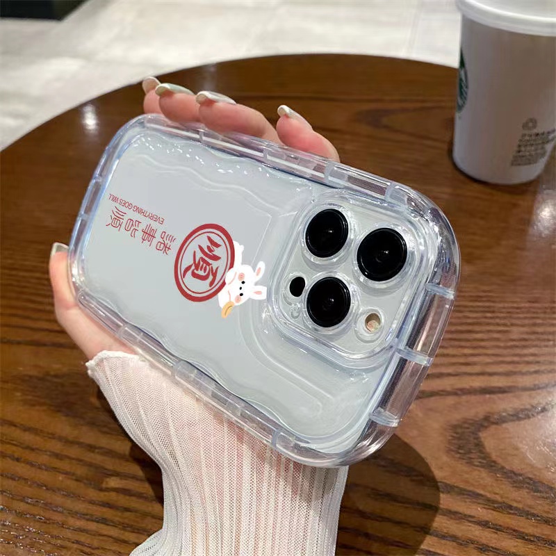 IPHONE Casing Ponsel Shockproof Bening Kompatibel Untuk Iphone13 11 14 12 Pro XS Max X Xr7 +8 Plus Casing Transparan Lembut TPU Silicone Cover